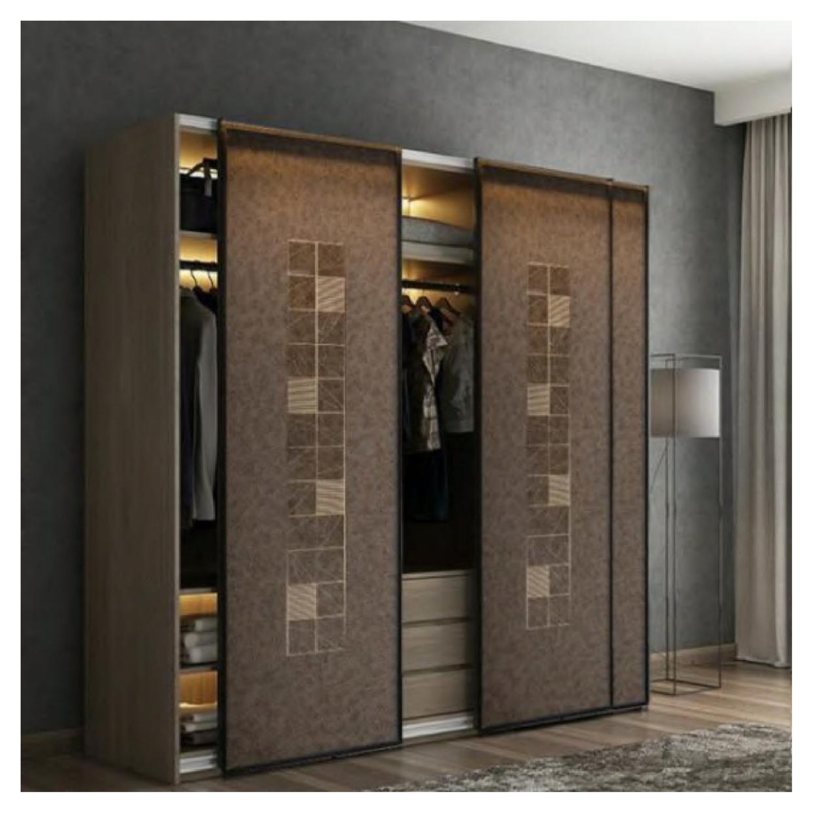 10006-Elegant Laser Design LED Mirror