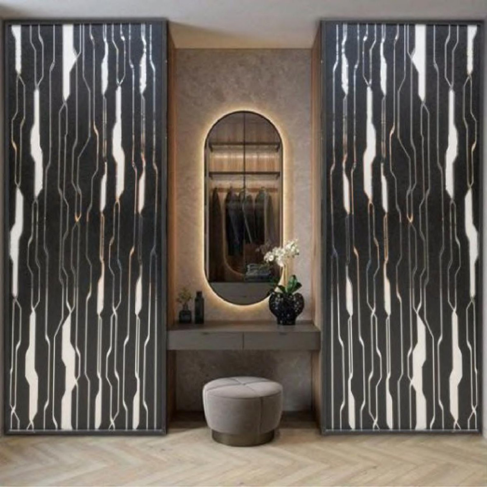 10008-Sharp Leaser Design LED Mirror