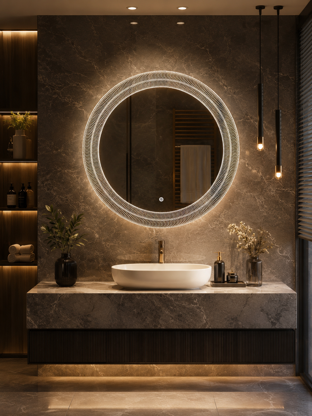 LD-1001 - Round Shape Sharp Leaser Itching Mirror
