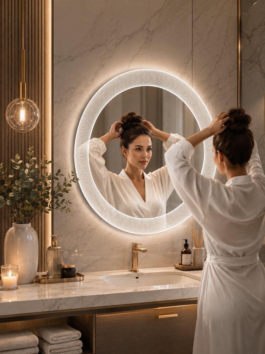 LD-1002 - Round Shape Sharp Leaser Itching Mirror
