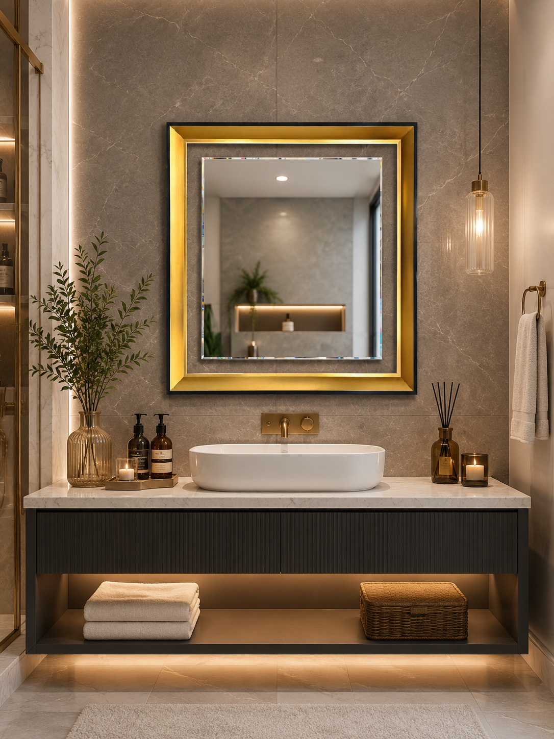 PG 10023 Framed Mirror