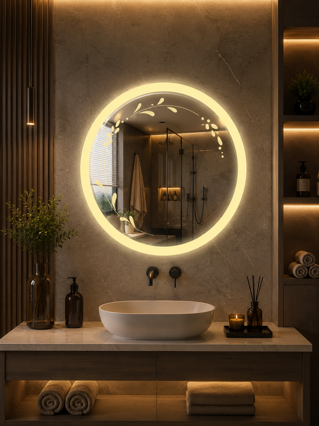 DG-127A - Rectangle Shape Acrylic LED MIRROR