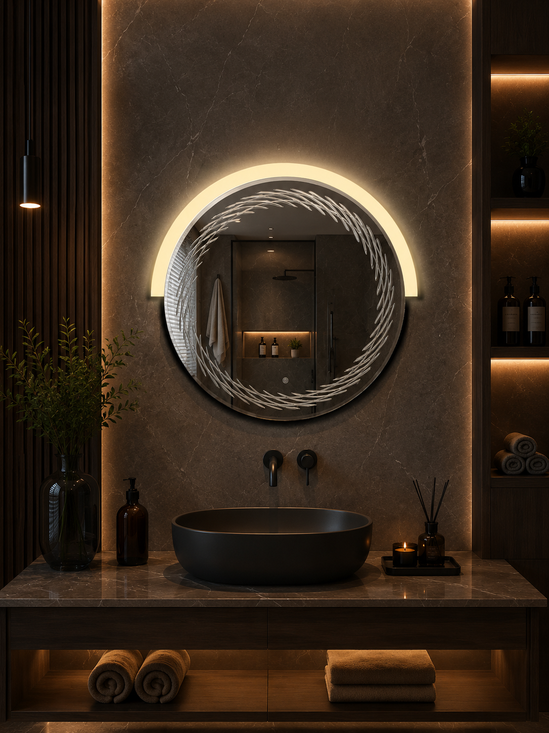DG-128A - Rectangle Shape Acrylic LED MIRROR